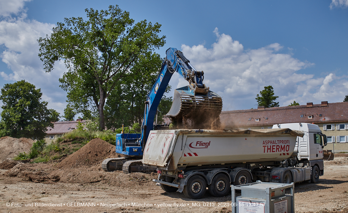 15.06.2023 - Abriss und Neubau der Maikäfersiedlung in Berga am LAim und Neuperlach